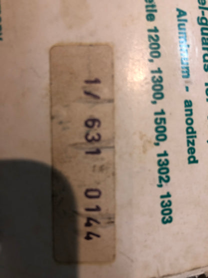 Original VW Käfer Steinschlagecken Hinten Chrom Neu