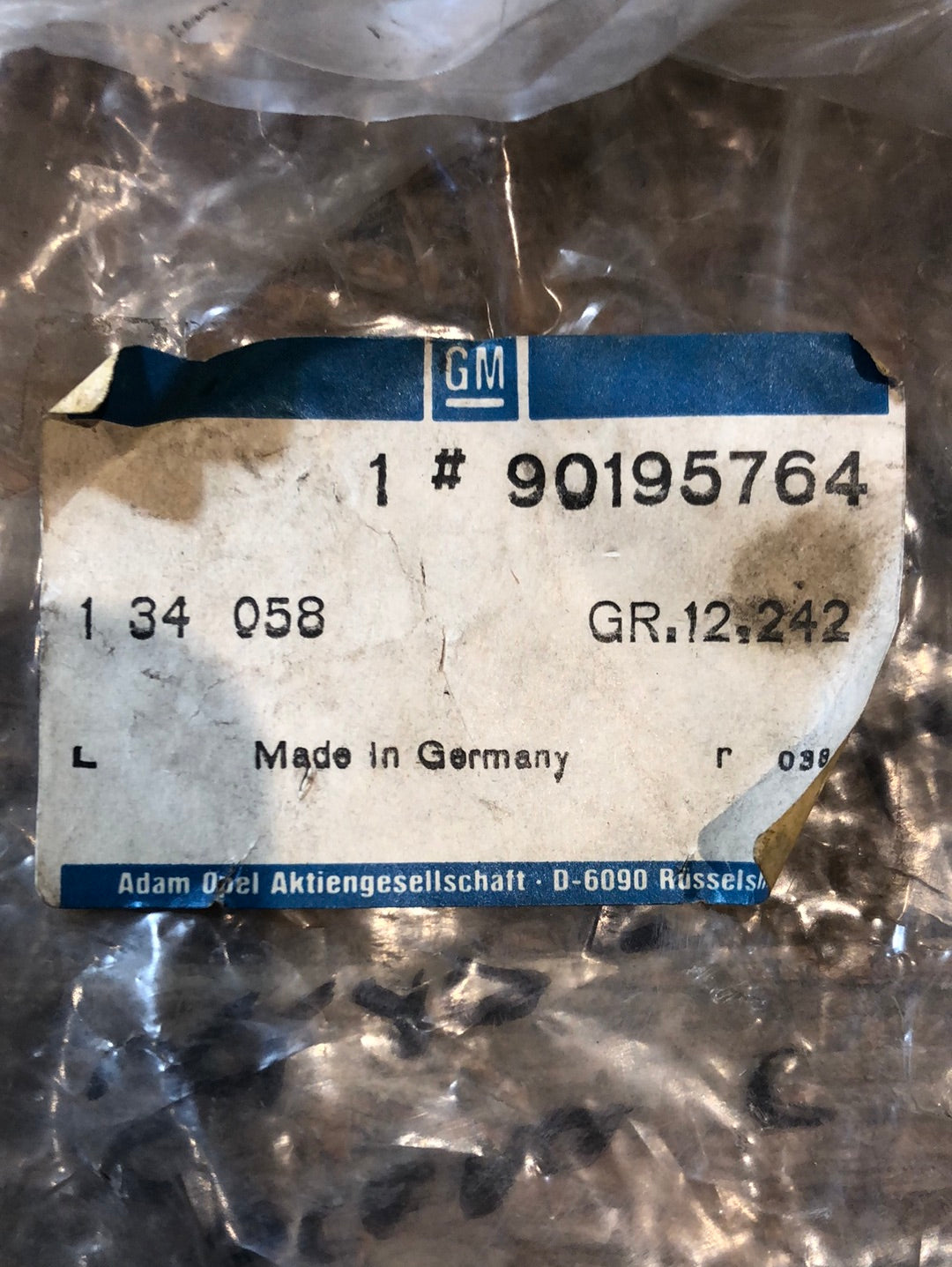 Original GM Opel Ascona C Schloss Heckklappe Neu