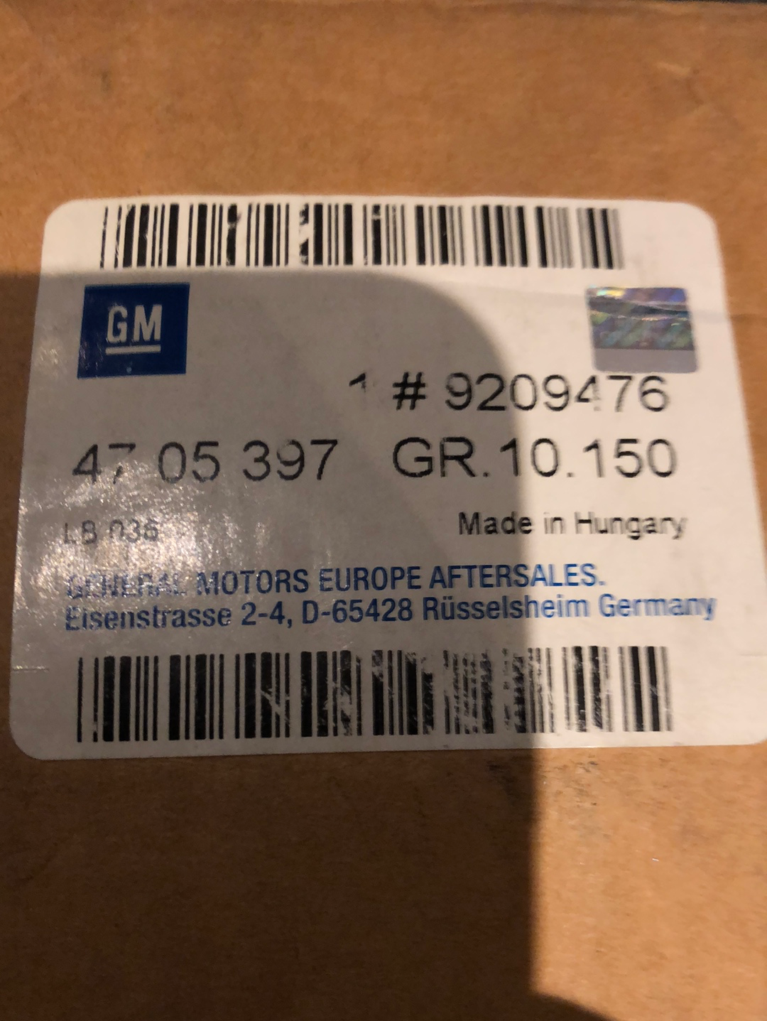 Original GM Opel Agila A Wischermotor Vorne Neu