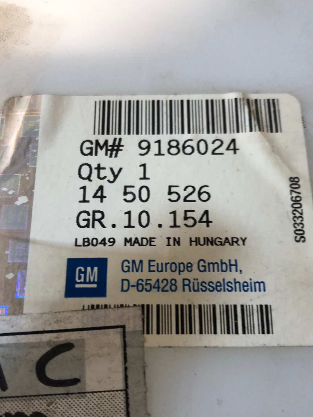 Original GM Opel Vectra C Wischwasserbehälter vorne Neu