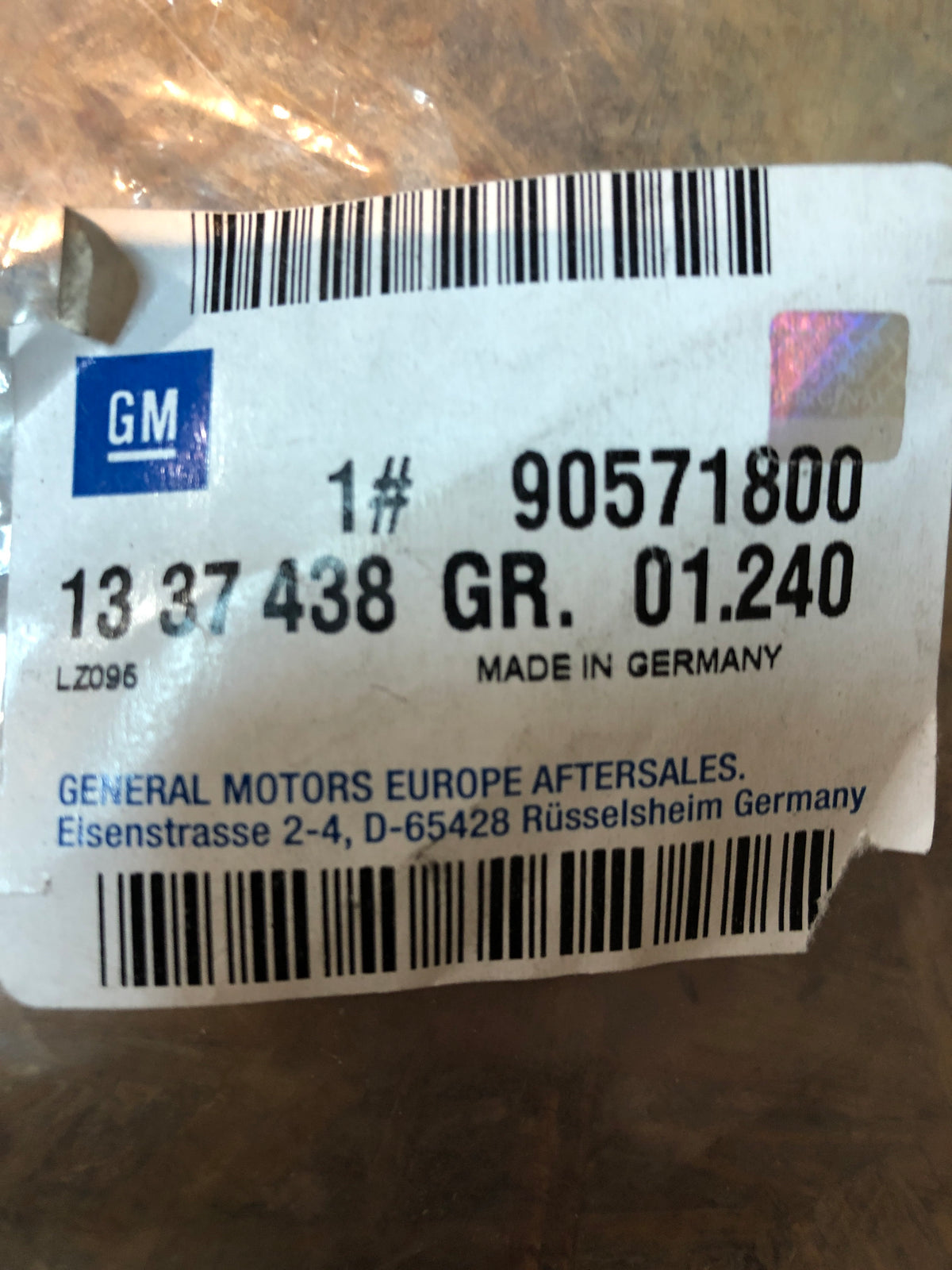 Original GM Opel Corsa B Tigra A Kühlwasserrohr Neu