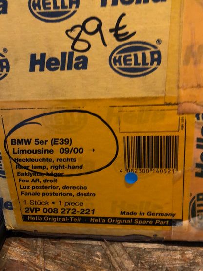 Original Hella BMW 5er (E39) Limousine Bj. 2000 Heckleuchte rechts Neu