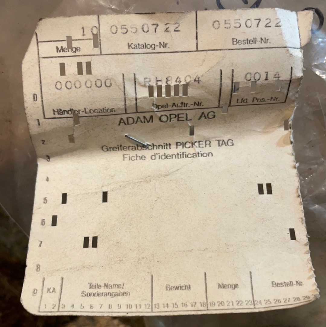 Original GM Opel Kadett D/E Dichtring an Radbremszylinder Neu