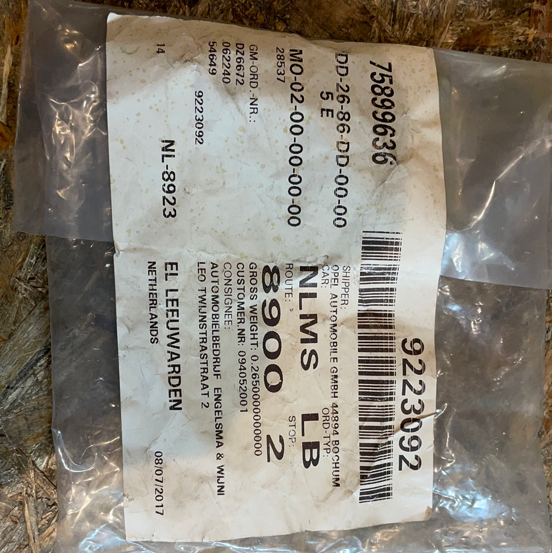Original Oldtimer/ Youngtimer Torxschraube M10x55 mit Unterlegscheibe Halter an Stütze Neu