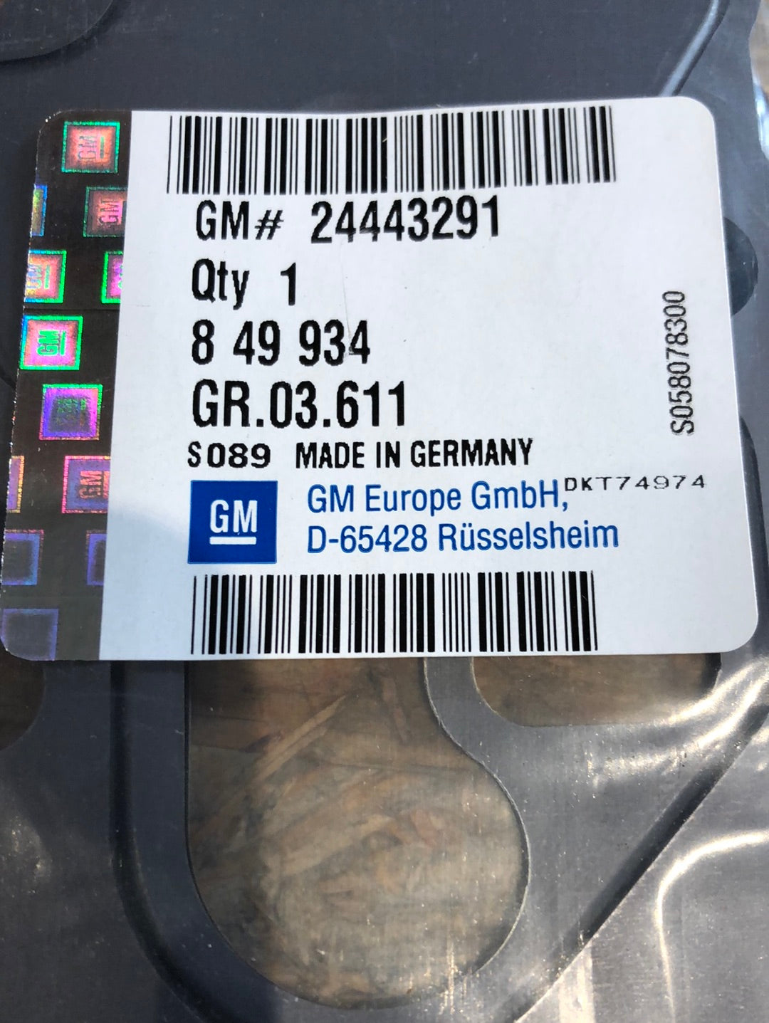 Original GM Opel Astra G Frontera B Omega B Vectra B Abgas-Krümmerdichtung Neu