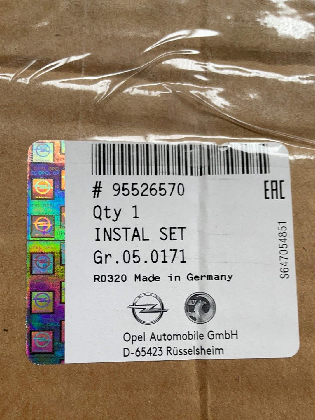 Original GM Opel Astra K Bremsscheiben 300mm + Beläge Neu