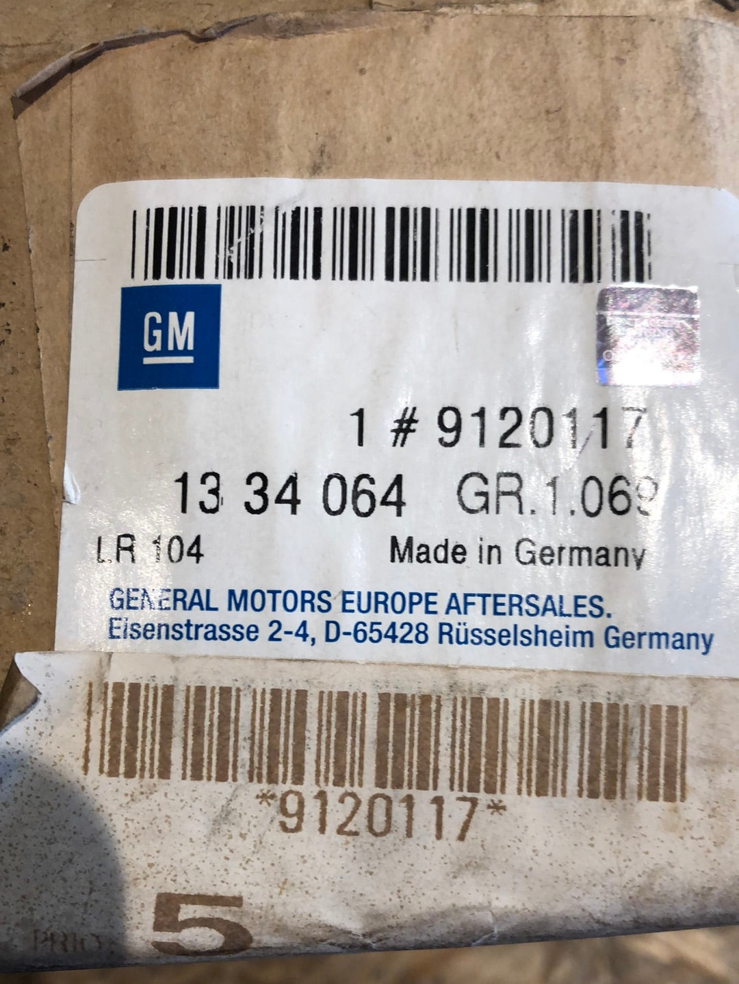 Original GM Opel Astra G Zafira A Zusatzwasserpumpe Neu