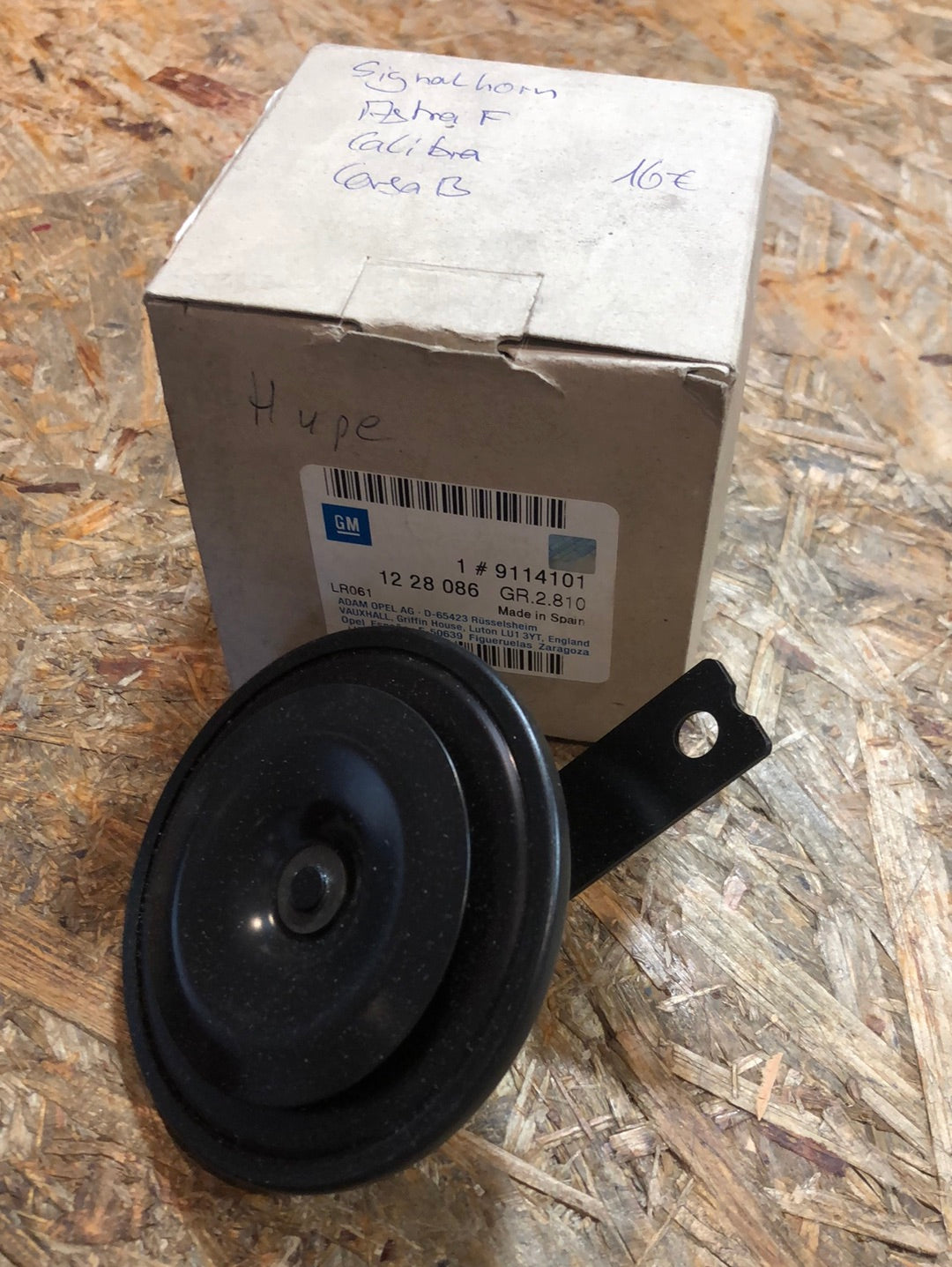 Original GM Opel Astra F Calibra Corsa B Signalhorn Hupe Neu