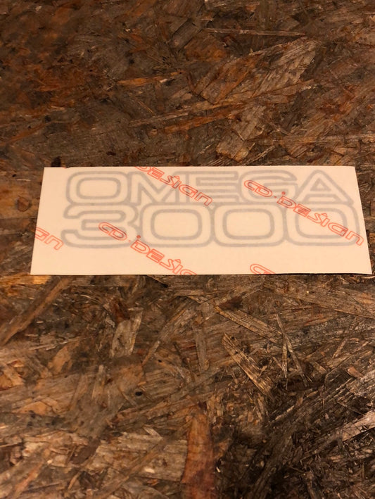 Original GM Opel Omega A Schriftzug „Omega 3000“ hinten Neu