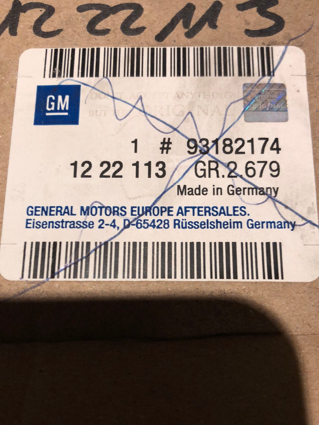Original GM Opel Vectra C Caravan Rückleuchte links Neu