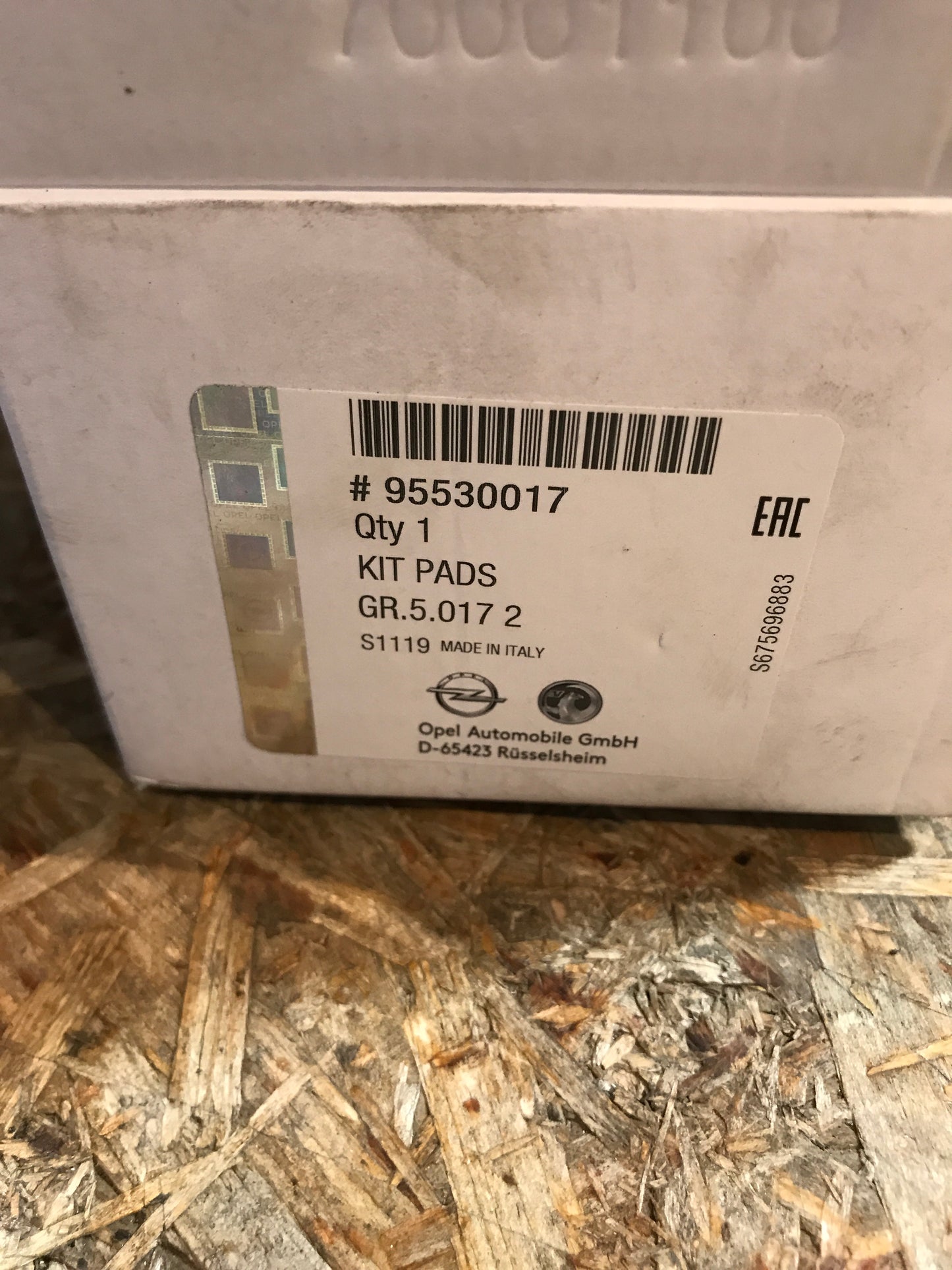 Original Opel Mokka Astra J POC J60 Bremsbeläge Satz NEU
