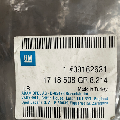 Original GM Opel Corsa C Schmutzfänger hinten Neu