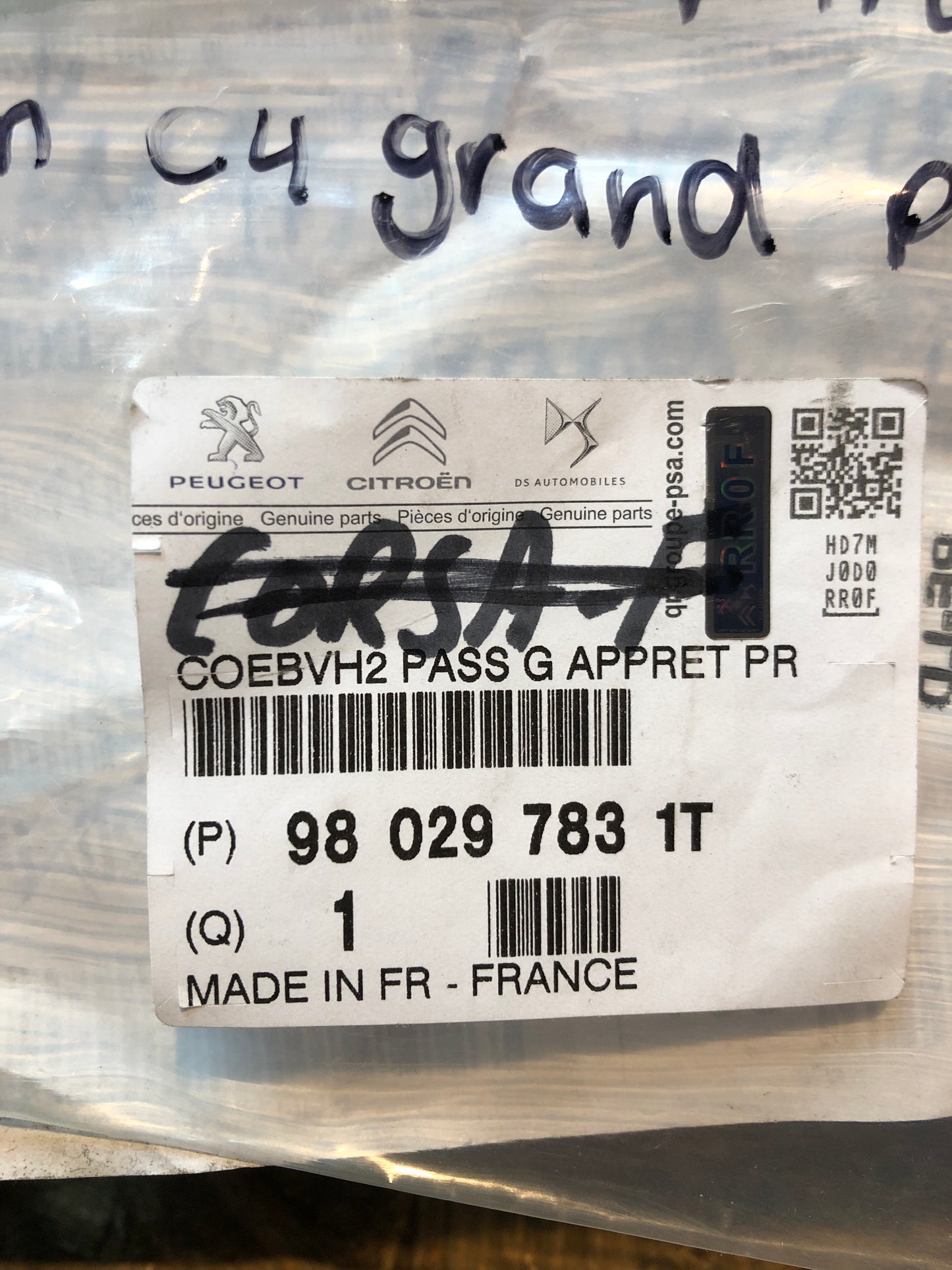 Original Citroën C4 Grand Picasso Türgriff vorne innen links Neu