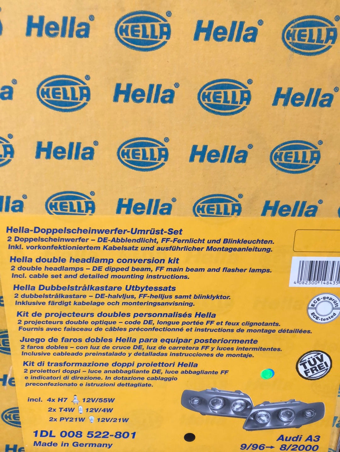 Original Hella Audi A3 8L1 Doppelscheinwerfer Umrüst-Set Neu
