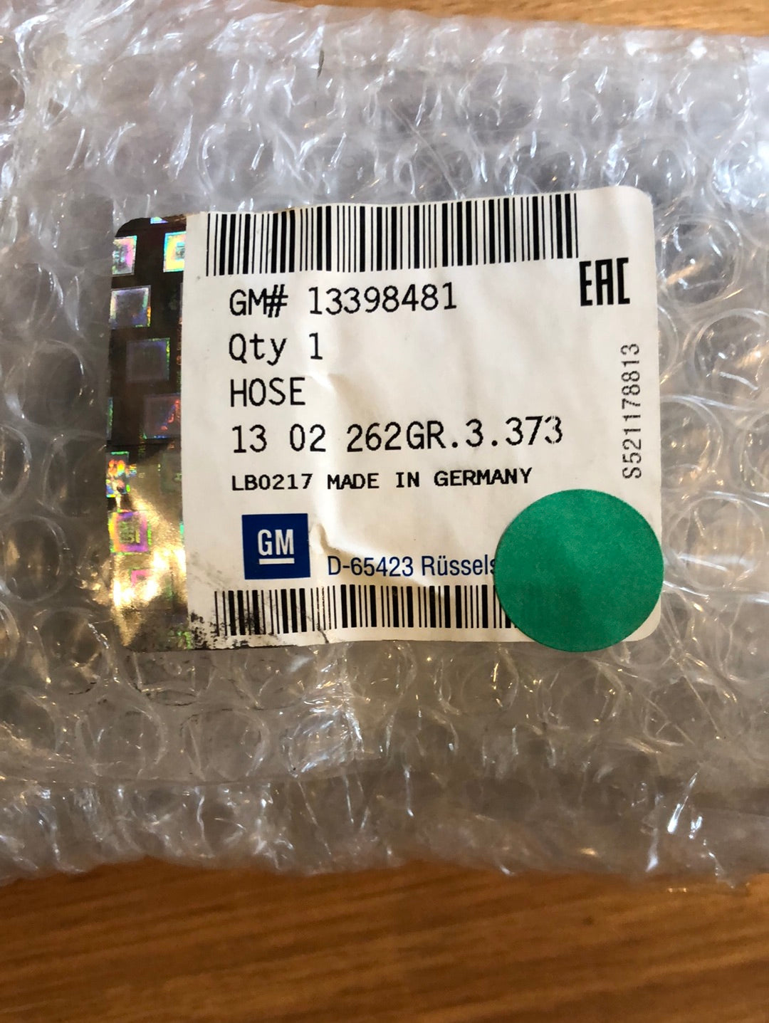 Original GM Opel Astra J Ladeluftrohr Neu