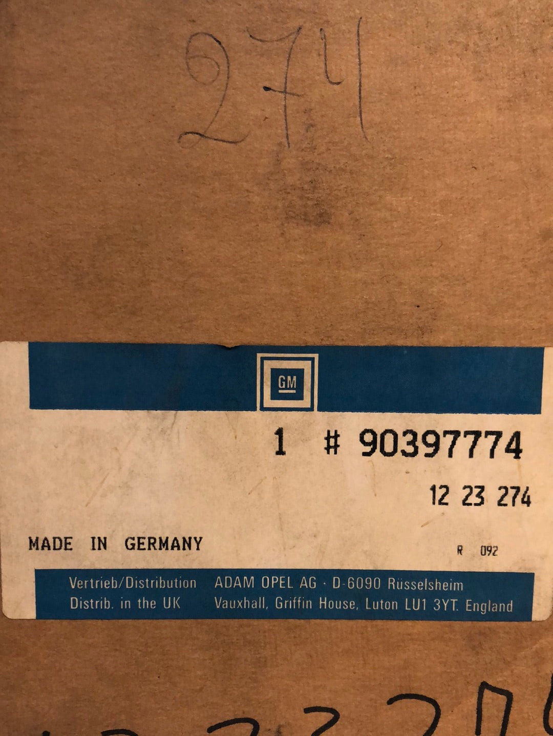 Original GM Opel Omega A Senator B Heckleuchte rechts Neu