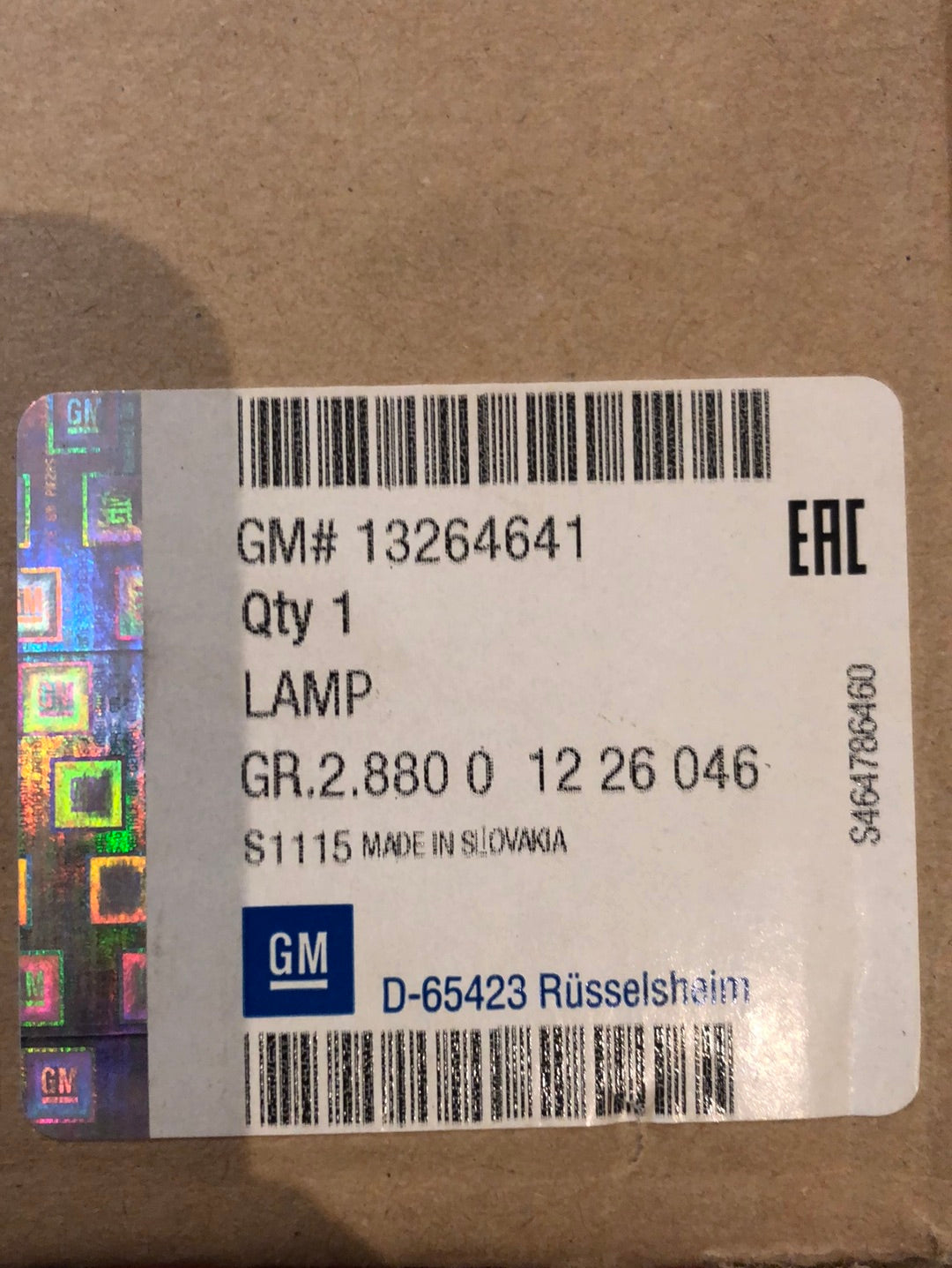 Original GM Opel Astra J Blinkleuchte links Neu