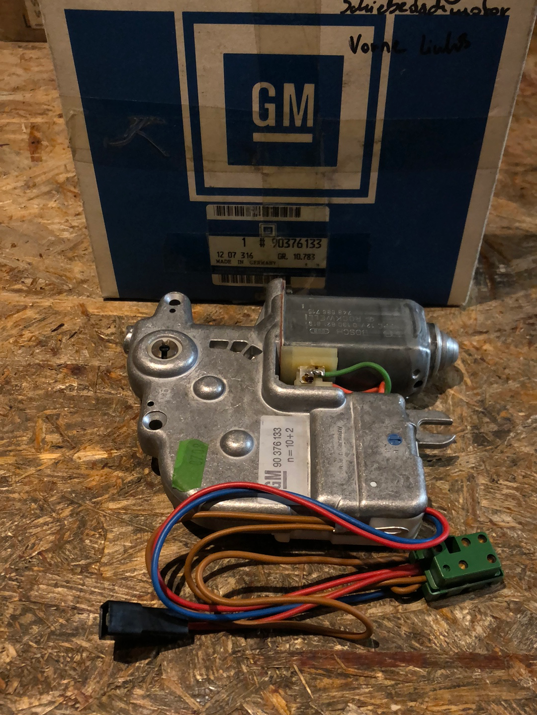 Original GM Opel Omega A Schiebedachmotor Neu