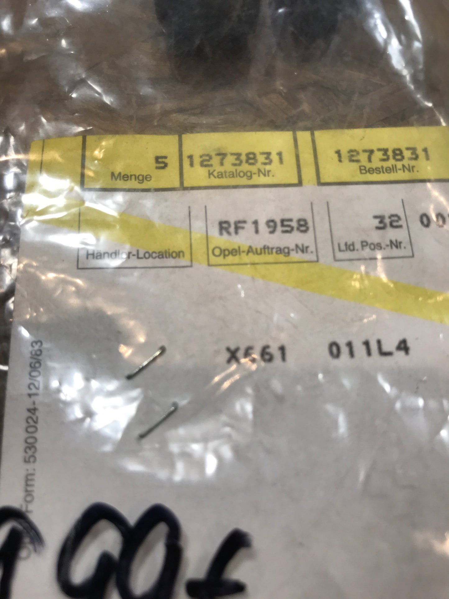 Original Opel Rekord D/E Commodore A/B Kappe Wischerarm NEU