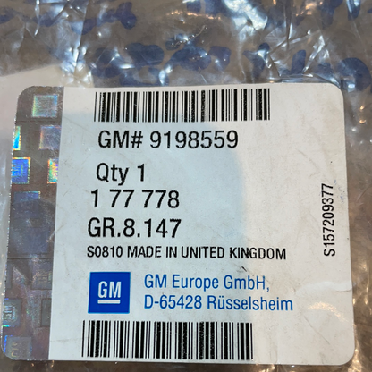 Original GM Opel Corsa B Emblem Heckträger Neu