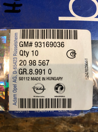 Original GM Opel Blue H7 Birne Scheinwerfer 12V 55W Neu