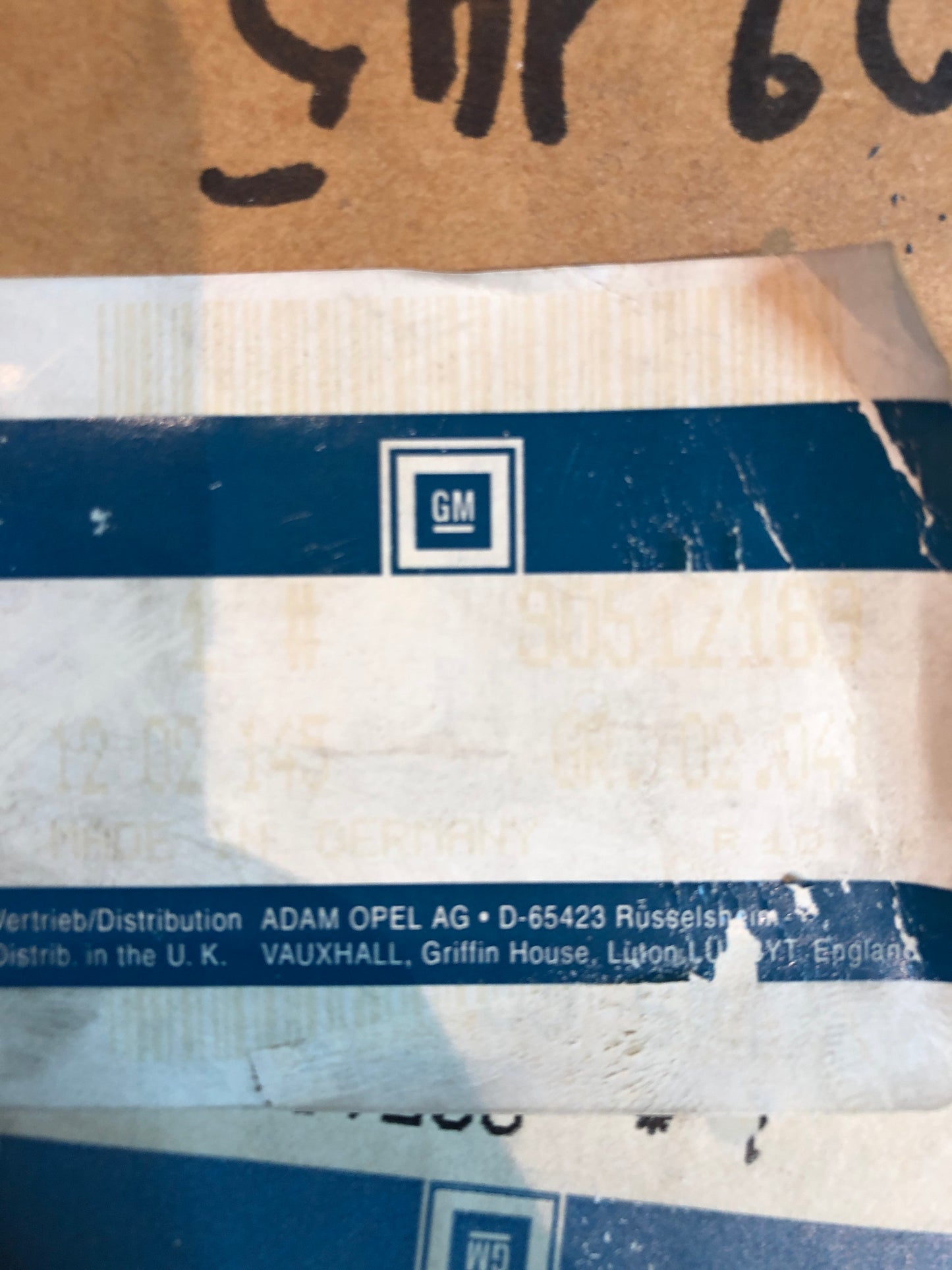 Original GM Opel Vectra B Anlasser Neu