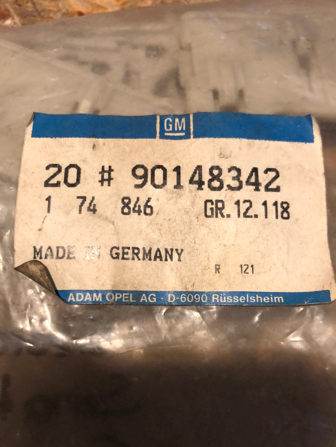 Original GM Opel Rekord E Senator Corsa Zierleistenklammer Clip Neu
