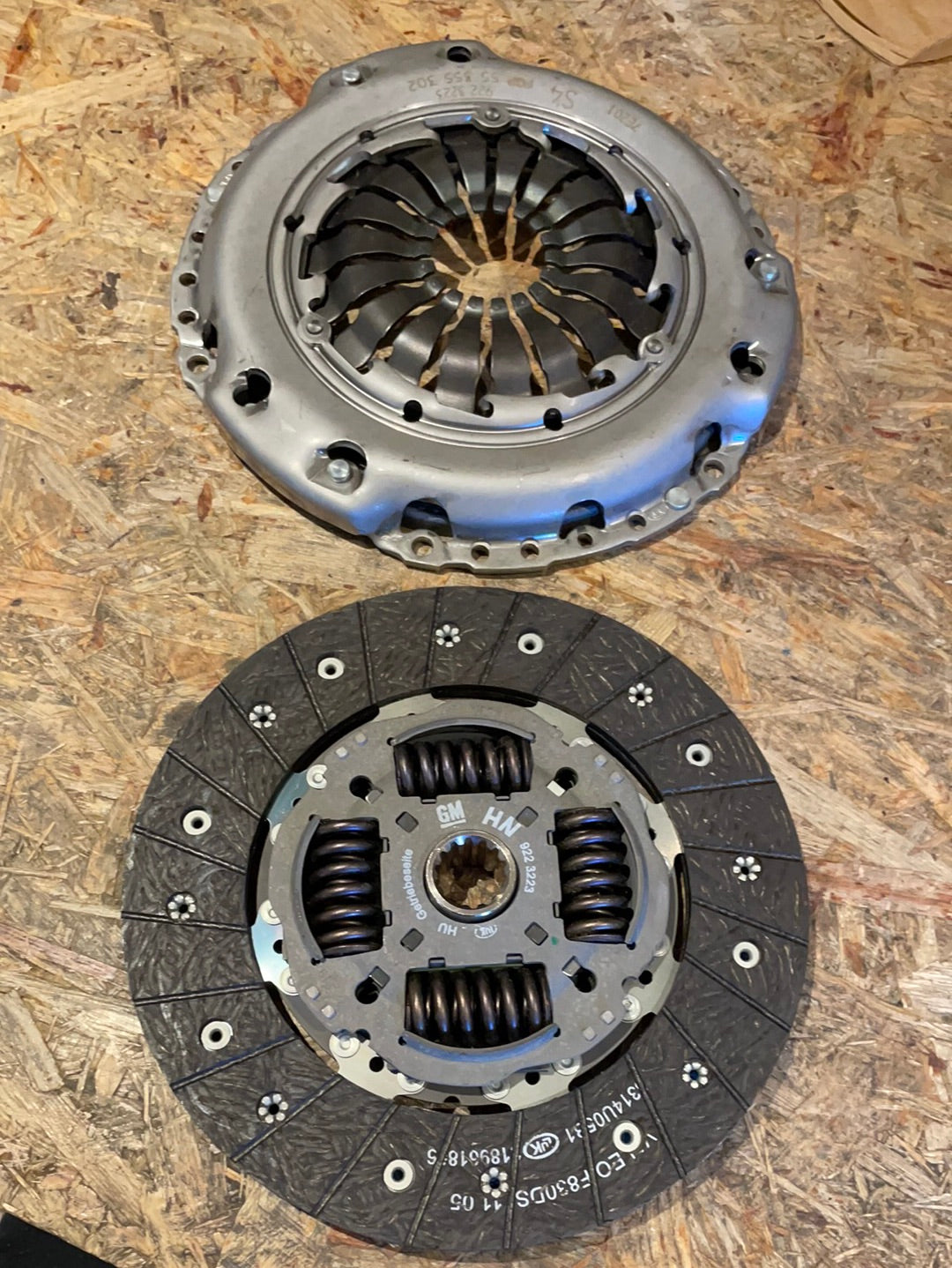Original GM Opel Astra G Zafira A DTI 2,2L Kupplungssatz Neu