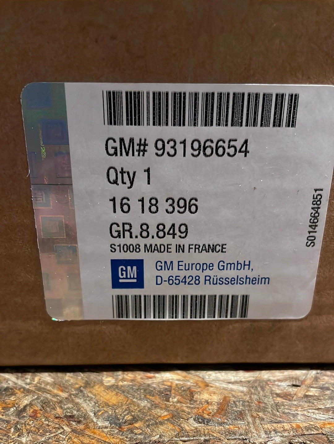 Original GM Opel Astra G/H Zafira Stellmotor Lufteingangsklappe Neu