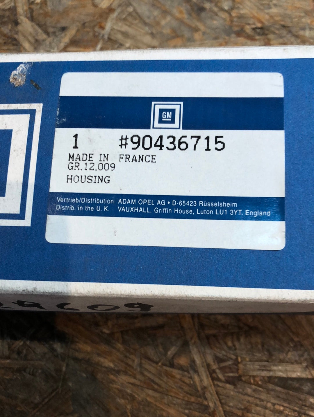 Original GM Opel Gehäuse Aschenbecher Zigarettenanzünder Neu