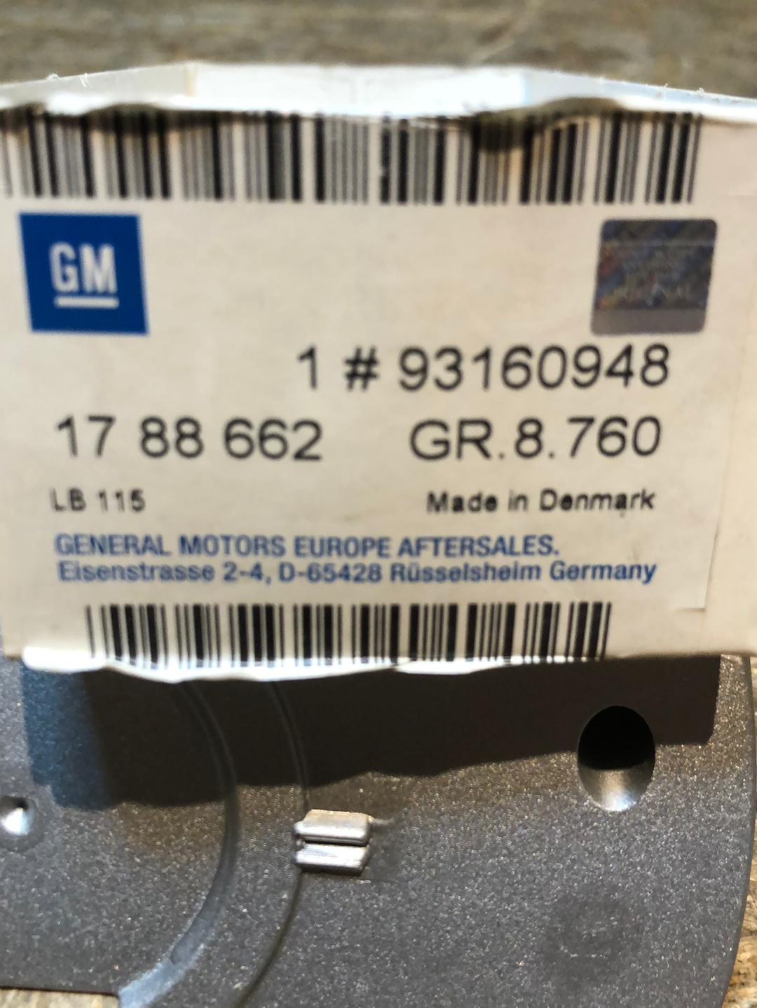 Original GM Opel Astra H Konsole Autotelefon Neu