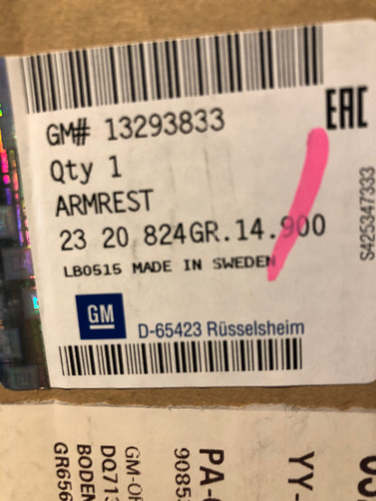 Original Opel Insignia Armlehne Rücksitzbank mit Getränkehalter Neu