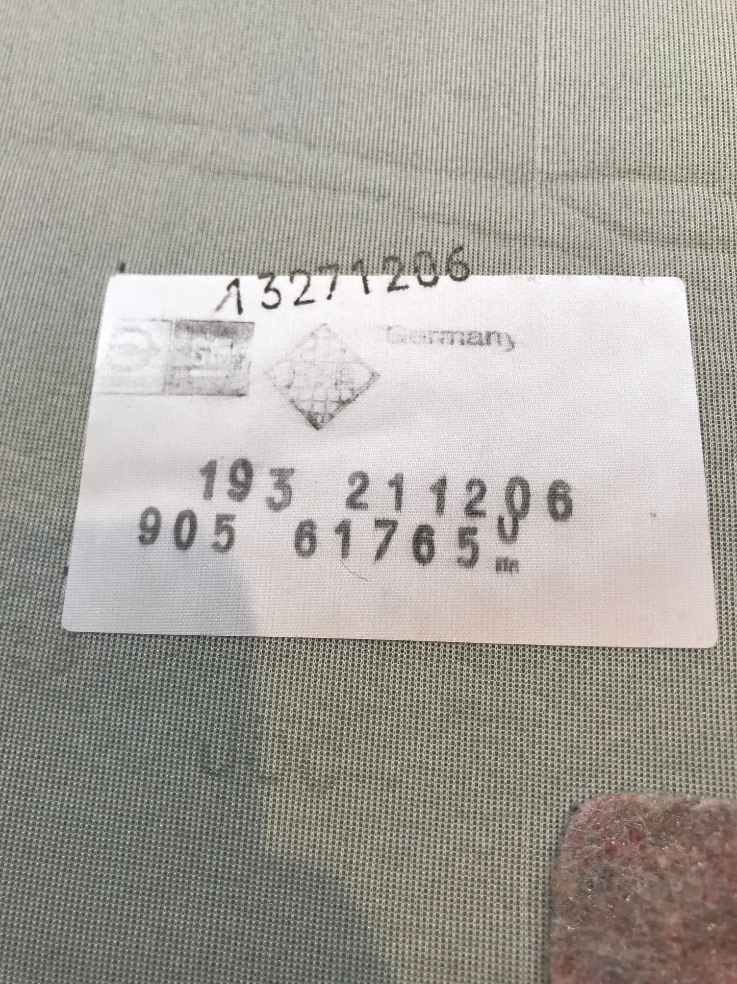 Original Opel Astra G Zafira A Heizmatte hinten NEU