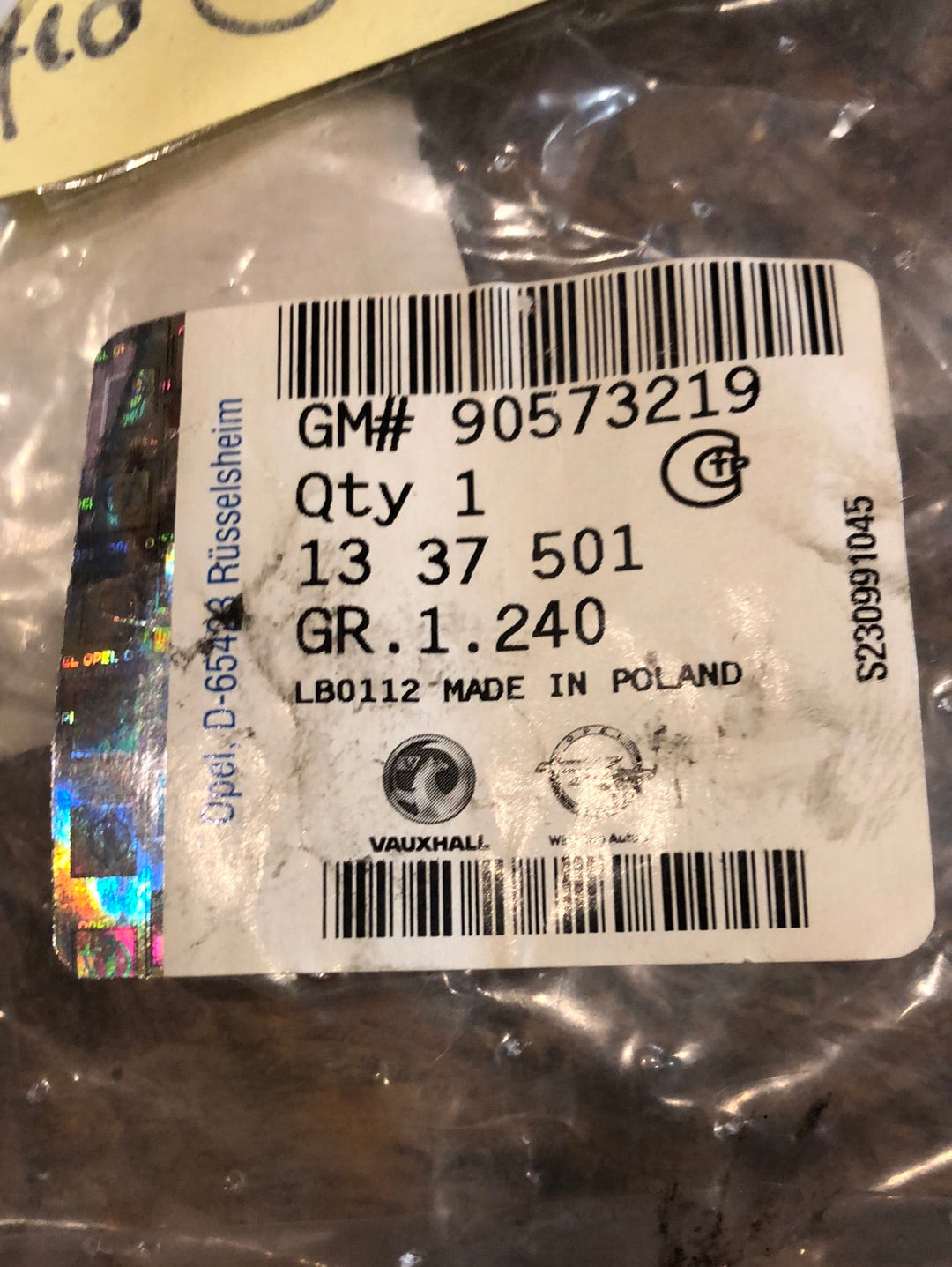 Original GM Opel Astra G Zafira A Schlauchbogen Verbindung an Thermostatgehäuse Neu