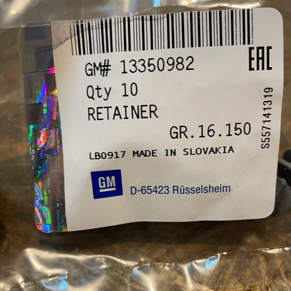 Original GM Opel Meriva A Clip, Abdichtung, Blende Hintertüre Neu