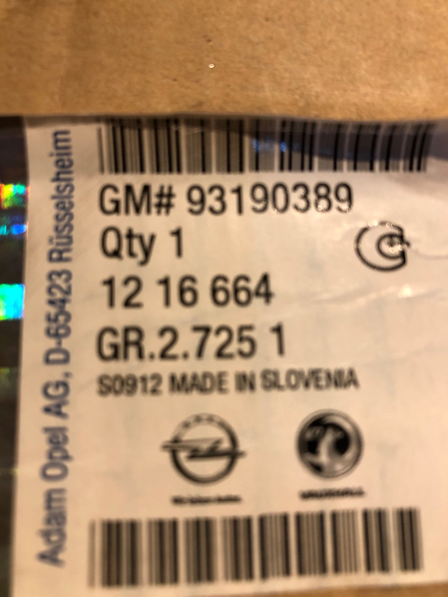 Original Opel Astra H Xenon Hauptscheinwerfer Neu