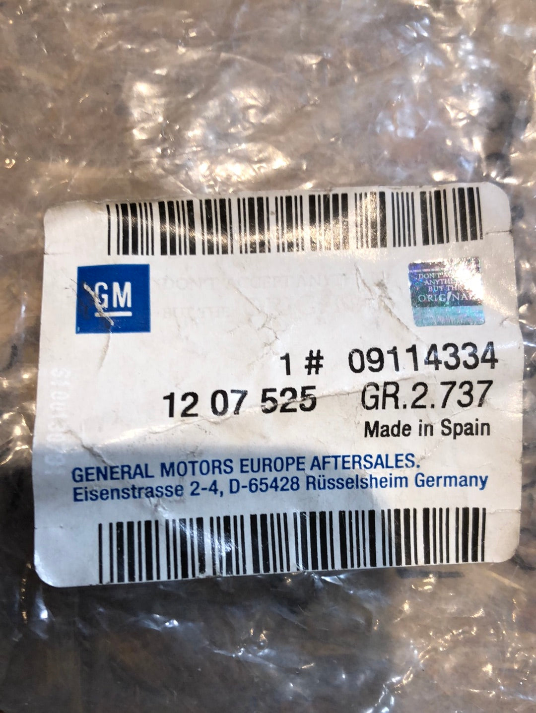 Original GM Opel Corsa C Combo Stellmotor Neu