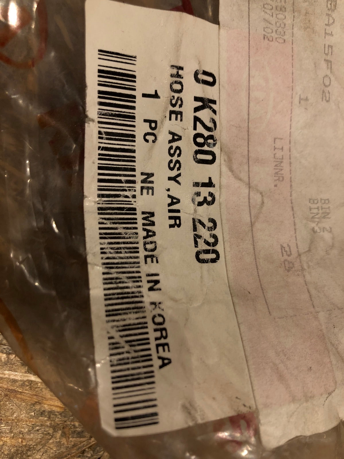 Original Kia Sephia Luftfilterrohr Neu