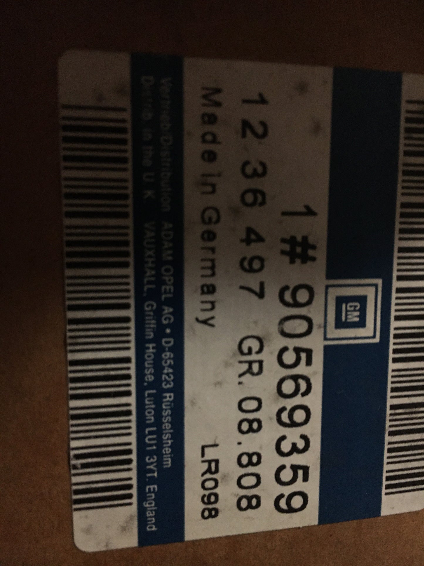 Original Bordcomputer Display Uhr Vectra B NEU