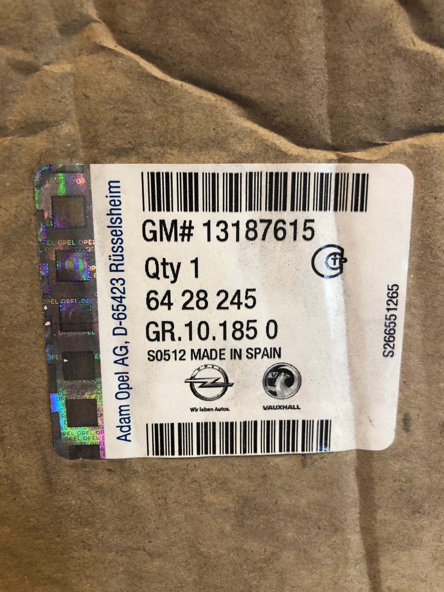 Original GM Opel Corsa D Außenspiegel elektrisch links Neu