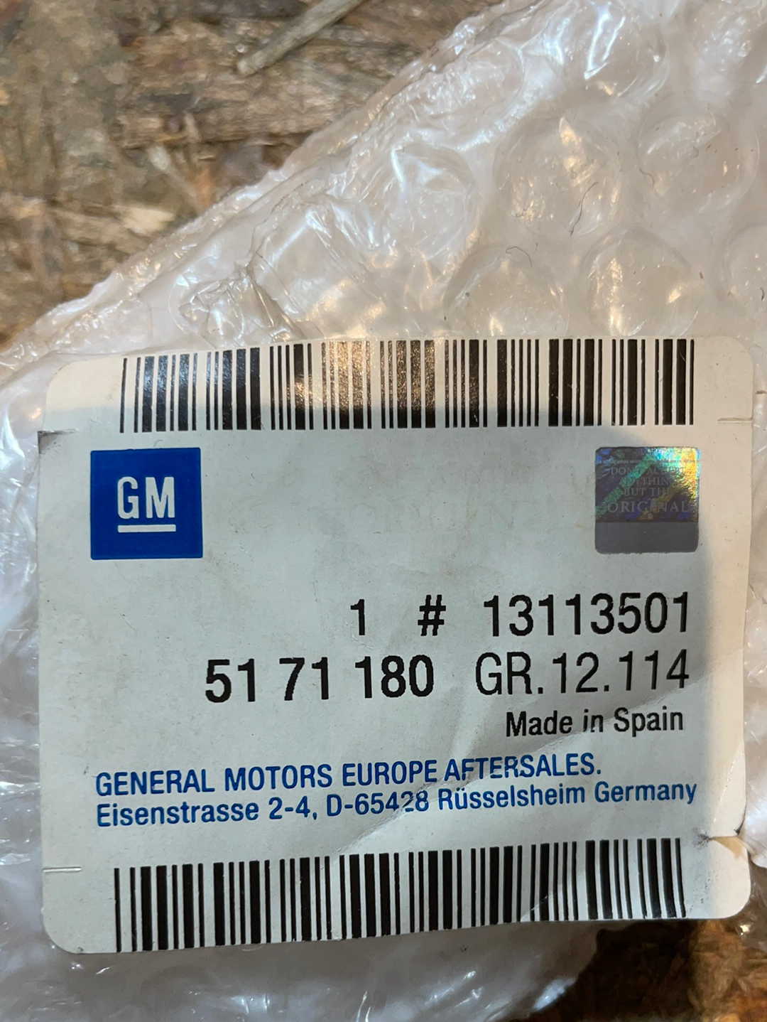 Original GM Opel Meriva A 1.3 CDTI 1.3 CD Verkleidung Schutzstreifen Tür rechts hinten Neu