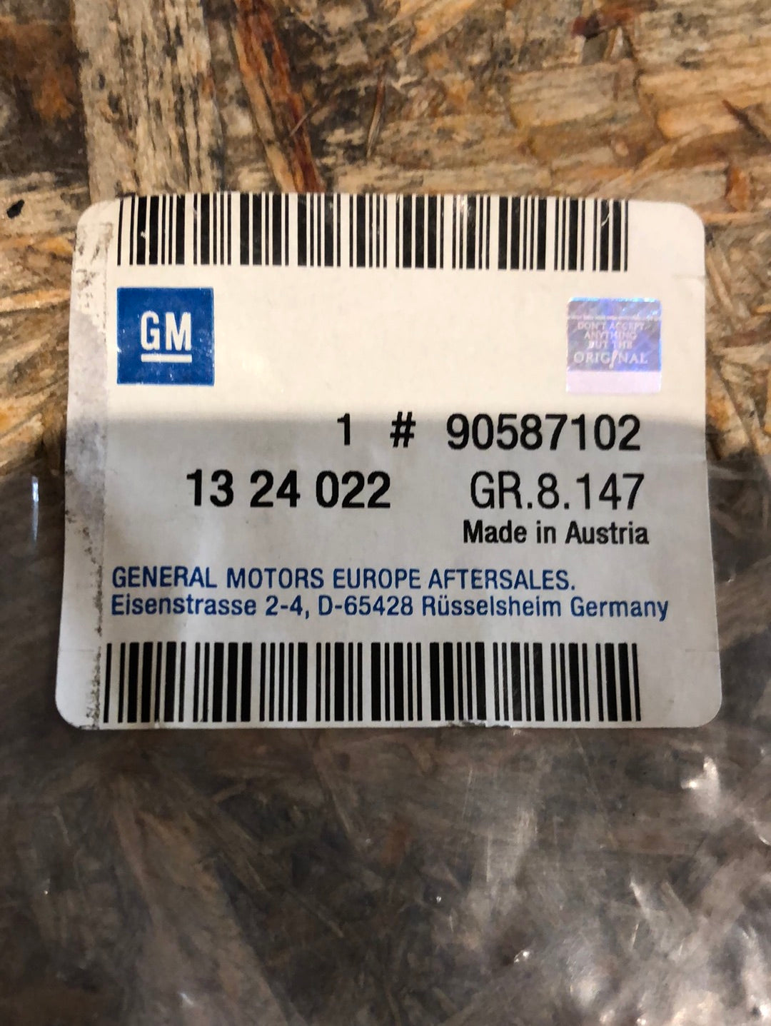 Original GM Opel Astra G Zafira A Emblem an Kühlergrill Neu
