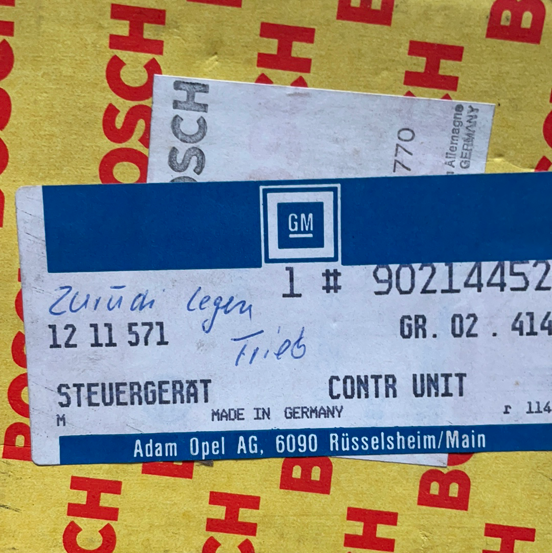 Original GM Opel Monza Senator A 3,0E Steuergerät elektrische Vorzündung Neu