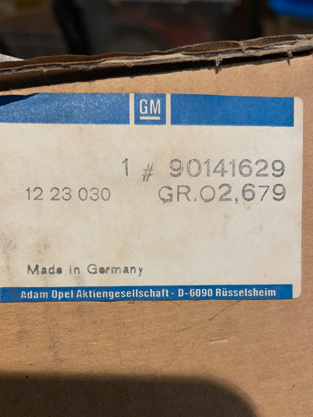 Original GM Opel Ascona C Heckleuchte links Neu