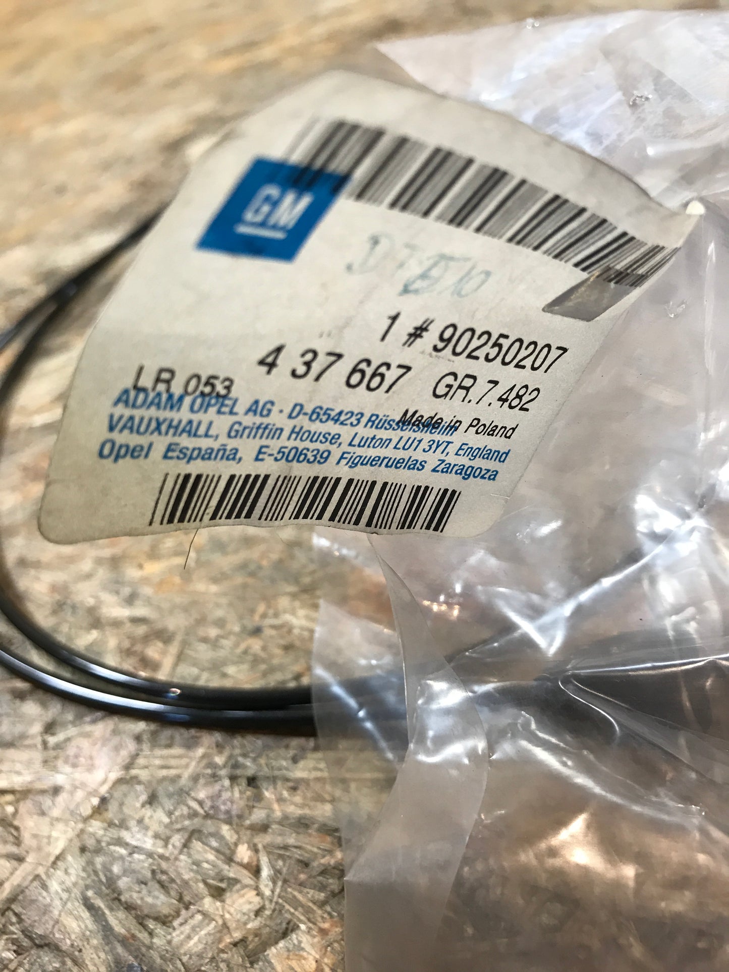 Original opel Astra F Druckleitung Stoßdämpfer hinten NEU