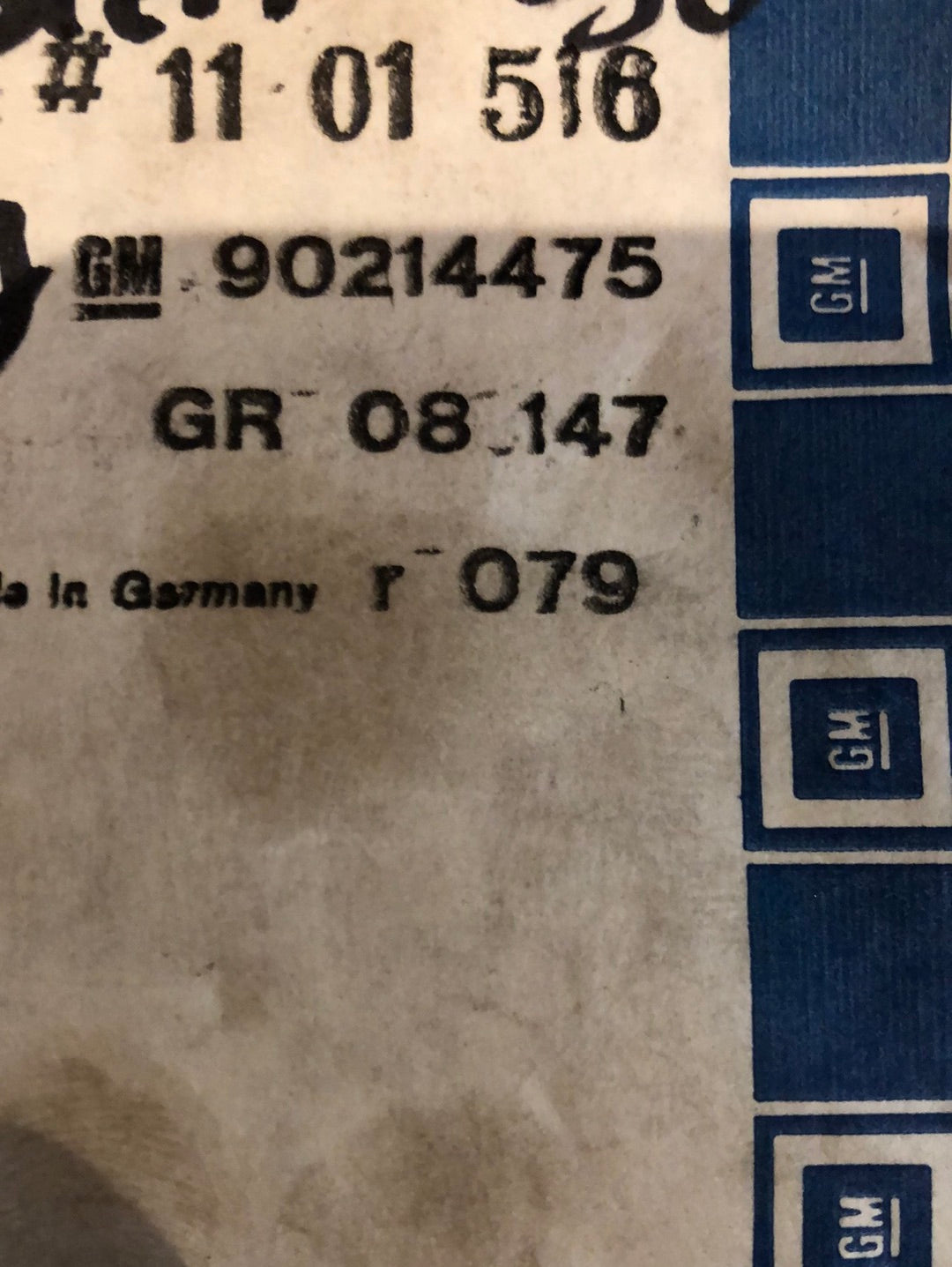 Original GM Opel Emblem „GL“ Schriftzug Neu