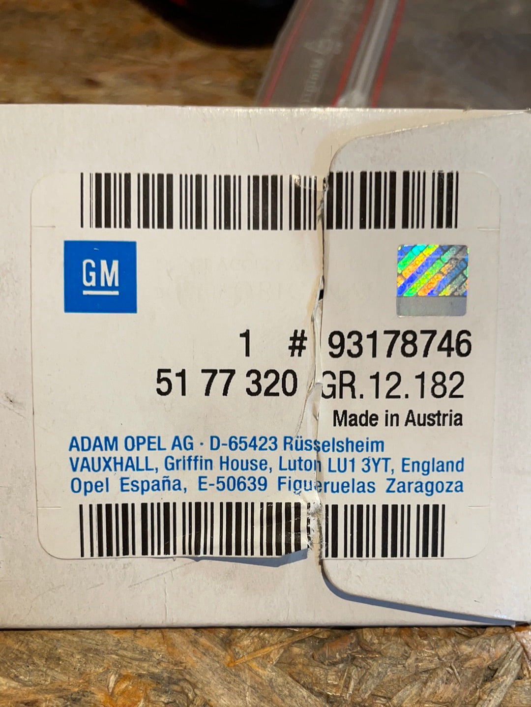 Original GM Opel Astra H Schriftzug „Astra 1.7 CDTI“ hinten Neu