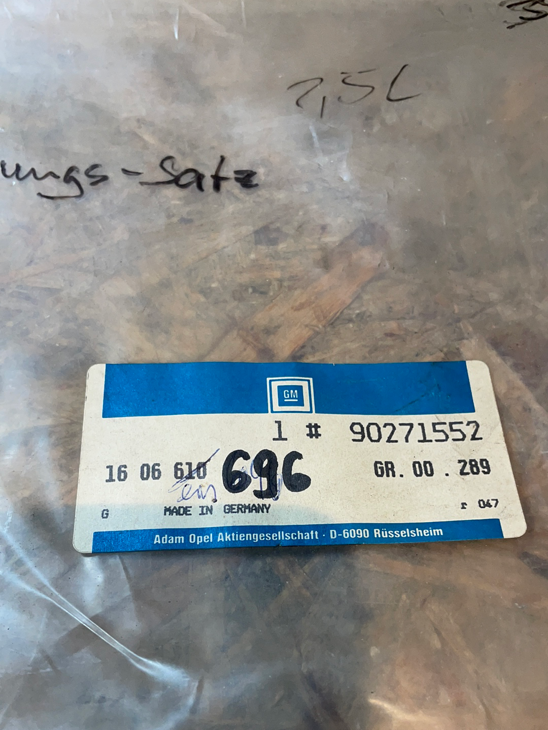 Original GM Opel Senator A/B Monza Zylinderkopfdichtungssatz Neu