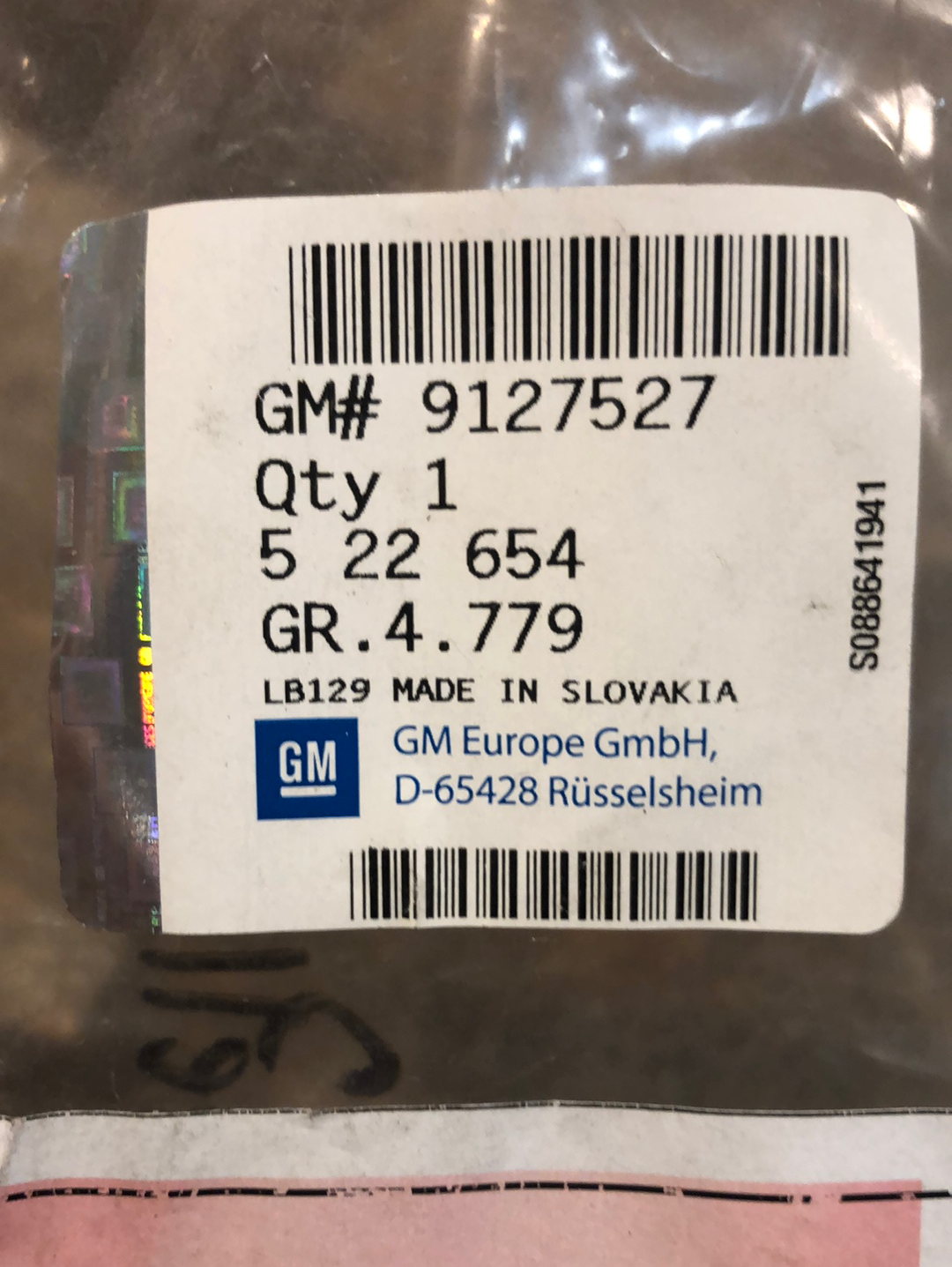 Original GM Opel Astra G Seilzug Feststellbremse Neu