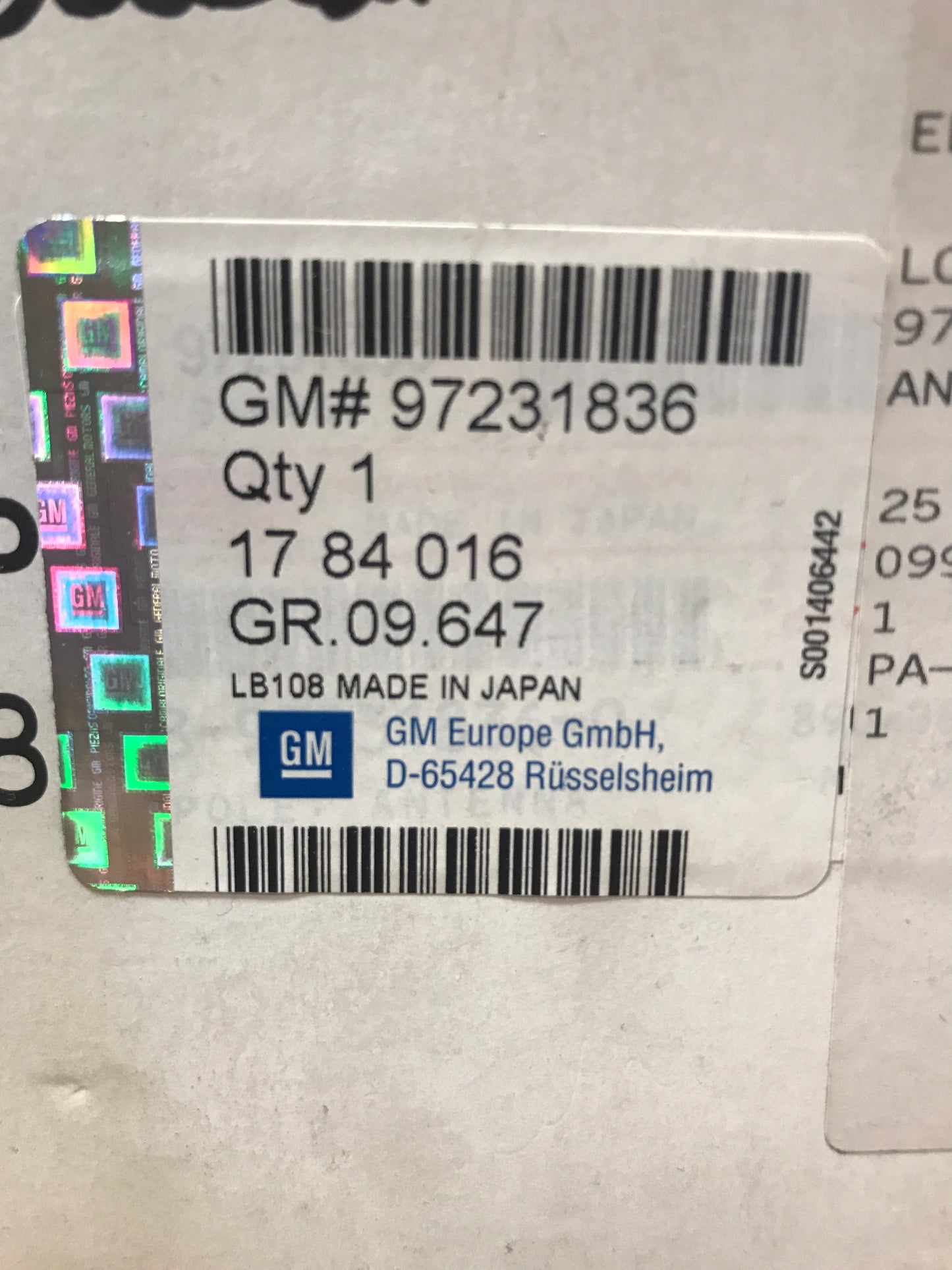 Original Opel Monterey Antenne NEU